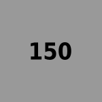 Kvadrat med 150 pixler sidebredde.